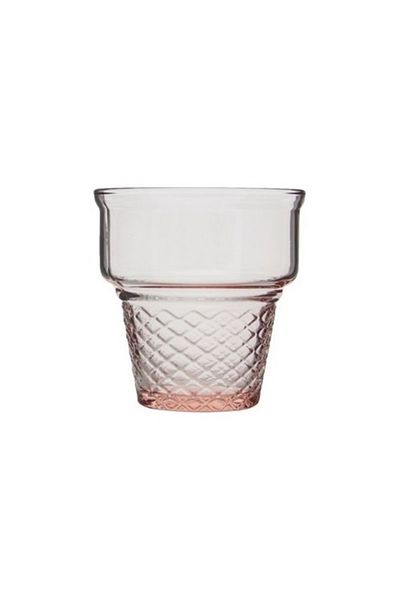 Paşabahçe Mini Cornet 6-Piece Pink Ice Cream Rack 245Cc