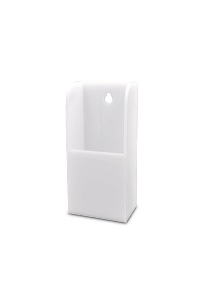 Trend Pleksi White TV and Air Conditioner Remote Organizer - 1 Remote Control Capacity