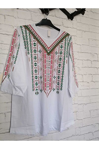 anne moda ankara Comfortable Summer Blouse - All Cotton, Combed Cotton