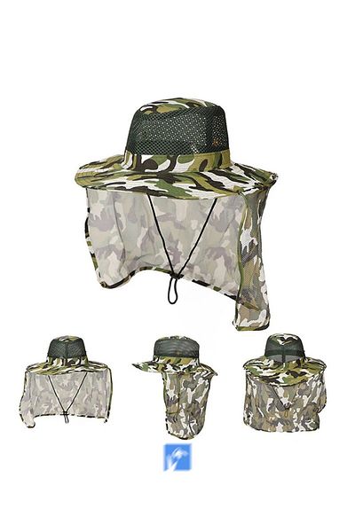 Kardelen Butik Denizli Windproof Camouflage Mountaineer Cap ( 56-58 cm )