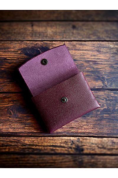 DeriBoss Nova Genuine Leather Seamless Card Holder - Stylish and Durable - Handmade Minimalist