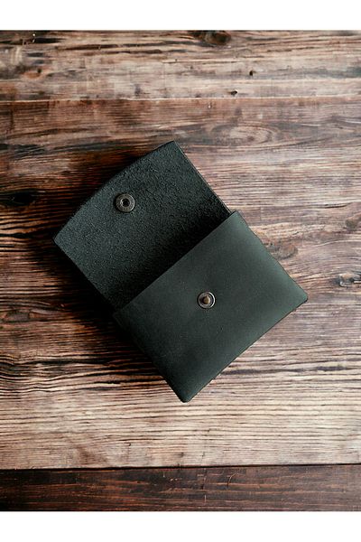 DeriBoss Nova Genuine Leather Seamless Card Holder - Stylish and Durable - Handmade Minimalist