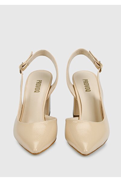 Provoq Women's Nude Stiletto Shoes
