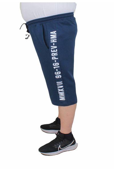 MocGrande Ανδρικό χτενισμένο βαμβακερό σορτς - Plus Size, MMXVII 24625 Marin
