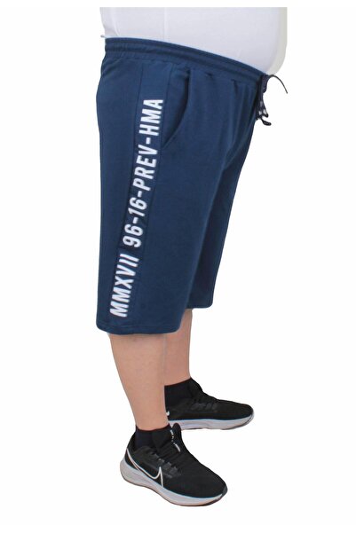 MocGrande Ανδρικό χτενισμένο βαμβακερό σορτς - Plus Size, MMXVII 24625 Marin