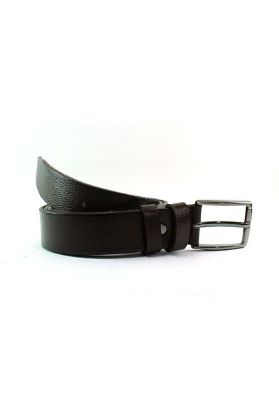 MENTOR REGALO Καφέ Δερμάτινη Ζώνη - Slim Sport 81044