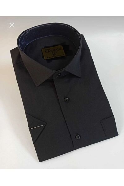MASSARO Памучна риза с класическа кройка BATTAL BUYUK SIZE KISAKOL