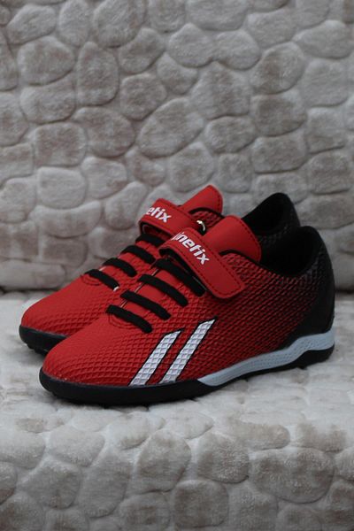 Kinetix Enta TF Red Black Lawn Field Carpet Field Boys Children Football Shoes