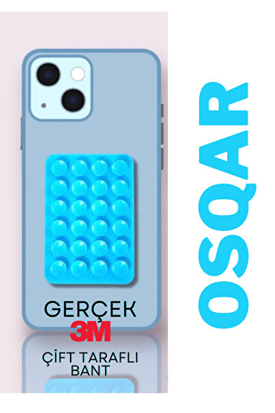 Osqar Telefon Tutucu Ahtapot Vantuz Renk Gerçek 3M Yapışkanlı