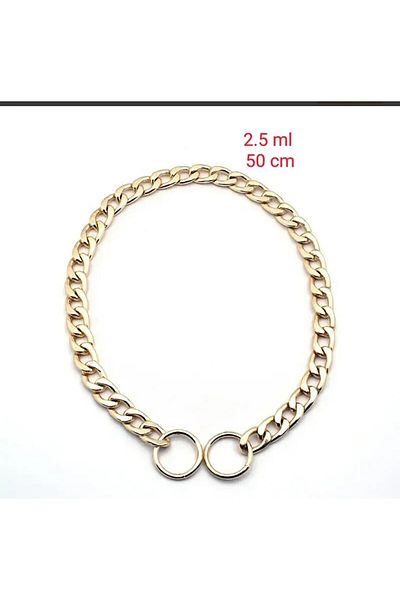 Royalist 2.5MM*50CM SINGLE ROW FLAT CHAIN GOLD