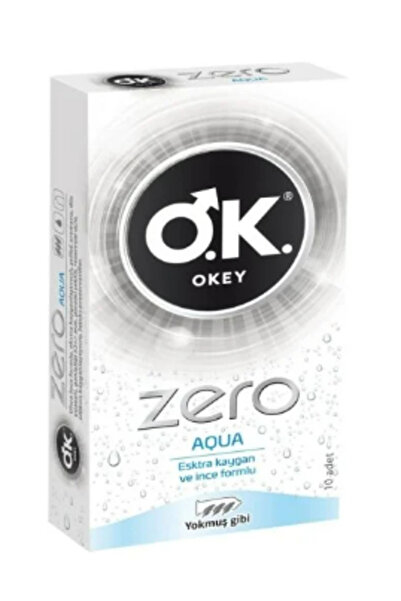 Okey Prezervatif Zero Aqua 10'lu ( 1 ADET )