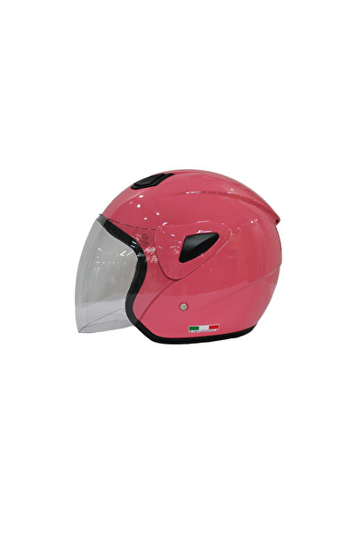 Sway SW-700 AYNA VİZÖR PEMBE YARIM KASK