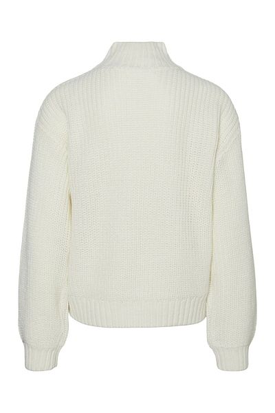 Vero Moda Girl Strickpullover VMELLIONE LS HIGHNECK CABLE BLOUSE GIRL