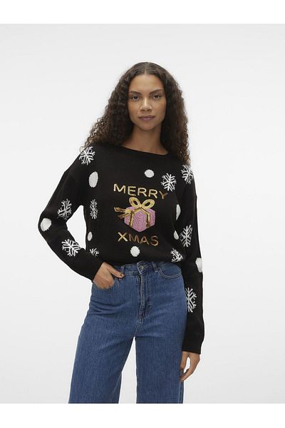 Vero Moda Strickpullover VMXMASGIVEAWAY LS O-BOYUN KAZAK YILBAŞI