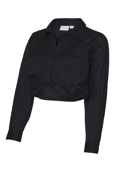 Mama Licious Bluse MLSHERIE LS WO CROP SHIRT