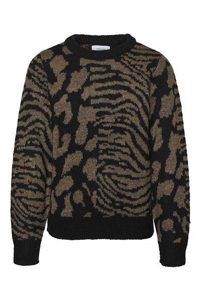 Vero Moda Girl Strickpullover VMVERA ANIMAL LS O-NECK PULLOVER GIRL