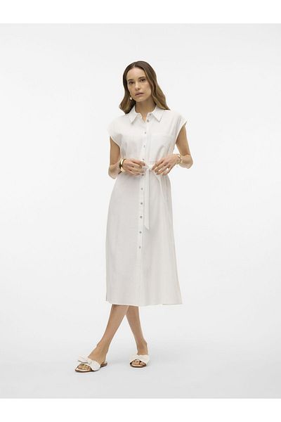 Vero Moda Hemdblusenkleid VMMYMILO Langes Kleid