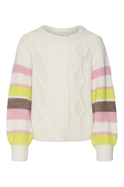 Vero Moda Girl Strickpullover VMVINO LS O-NECK PULLOVER GA BOO GIRL