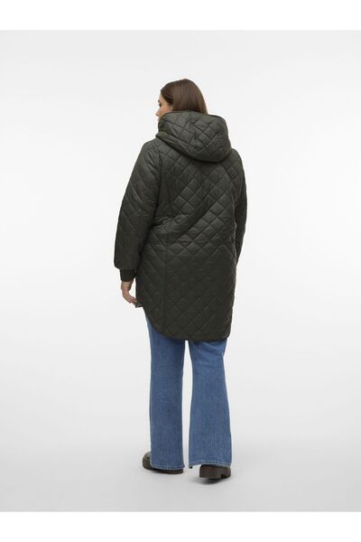 Veromoda Curve Mantel VMHAYLE HOOD 3/4 JACKET CUR EXC
