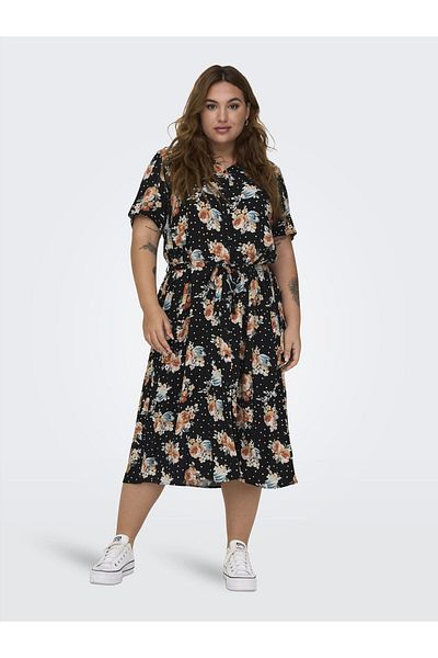 Only Carmakoma Hemdblusenkleid Carcille-tukzu Langes Kleid