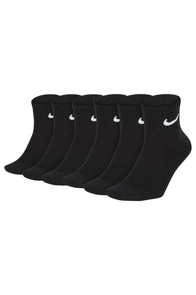 Nike Unisex 6er Pack Sportsocken – Everyday, Lightweight No Show Ankle, einfarbig