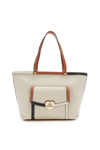 Love Moschino Kanevas Weiße Müşteri JC4044PP1ILH110A