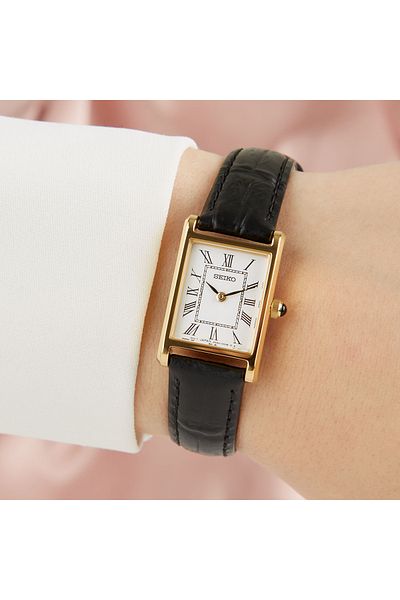 Seiko Damenuhr Schwarz Swr054p1