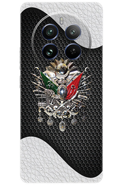 realme 12 Pro (RMX3842) Uyumlu Kılıf Desen Baskılı Silikon Osmanlı Tuğra Tasa...