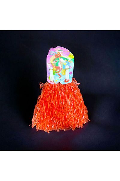 Kuzey VIP 23 APRIL SHOW POMPON 1 PAIR MATT ORANGE POMPON MATT ORANGE SHOW POMPON MATT ORANGE POMPON
