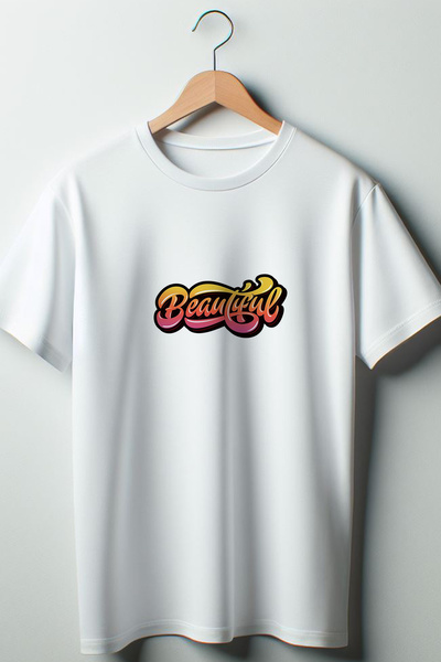 Vordevia Prelepa majica sa trakom Štampano Koquette 2024 Moda Bela Oversize k...