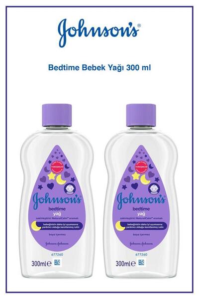 Johnson's  Bed Time Baby Oil Mor 300ml X2
