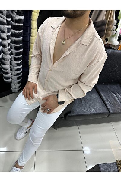 LEYEL Moda Teksturirana oversize košulja unisex