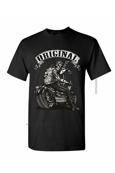Advantage Trend Biker T Shirt Γνήσιο ανδρικό μπλουζάκι Skull 17898