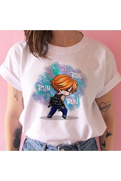 Advantage Trend Bangtan Boys Tricou Femei Stil coreean Kpop Tricou Mod24 17599
