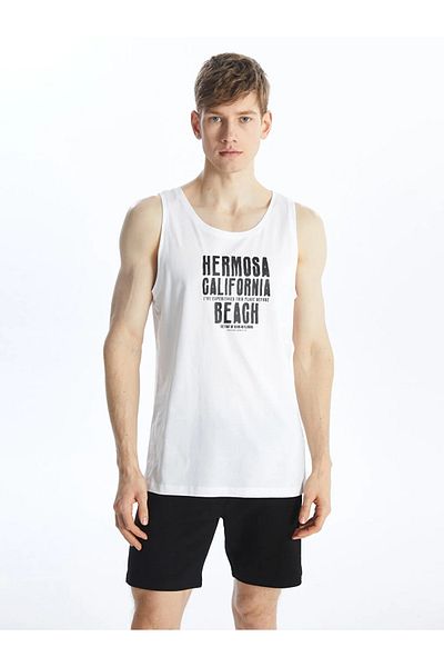 LC Waikiki XSIDE Crew Neck Printed Men's Sleeveless T-Shirt mrglobal