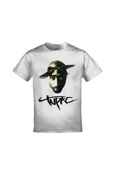 Advantage Trend2pac Tupac Shakur Printed Unisex WhiteADR-TM-101B