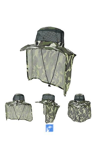 Kardelen Butik Denizli Windproof Camouflage Mountaineer Cap ( 56-58 cm )