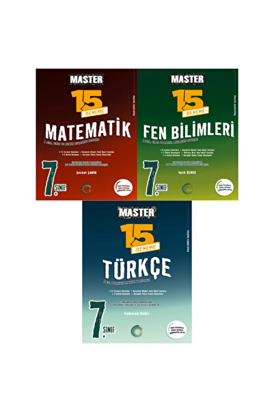 Okyanus Yayınları 7. Sınıf Master Matematik Fen Bilimleri Türkçe Branş Deneme...