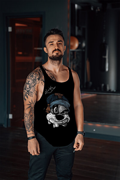 Freeyez Dog Style Gym Fitness Tank Top Sports Tank Top