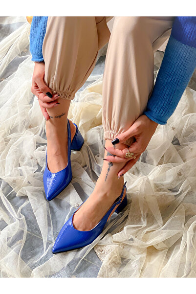 irmona Sandale cu toc matlasate din piele lăcuită KAVYA SAKS