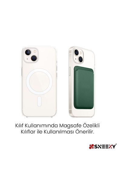 Sneezy iPhone 14-14 Plus-14 Pro-14 Pro max Compatible First Class Magsafe Wallet Magsafe Leather Card Holder