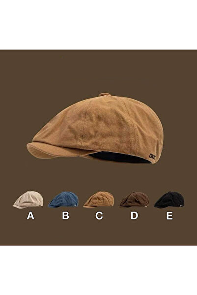 Giraffe İngiliz Kalıp Vintage Pamuklu Ayarlanabilir Kasket Cap Şapka