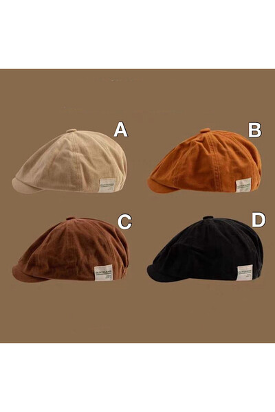 Giraffe British Retro Kanvas Kumaş Pamuklu Ayarlanabilir Kasket Cap Şapka