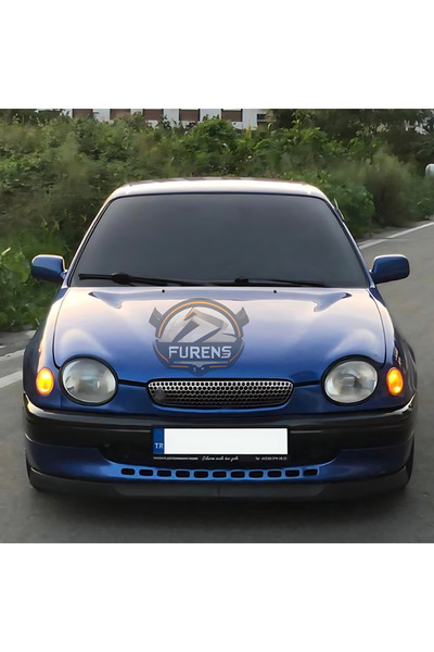 Furens Toyota Corolla Terra 1999-2002 Uyumlu H lip Esnek Ön Lip 2 Parça Karlık Ön Ek Tampon Altı Dil