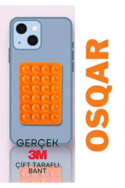 Osqar Telefon Tutucu Ahtapot Vantuz Gerçek 3m Yapışkanlı