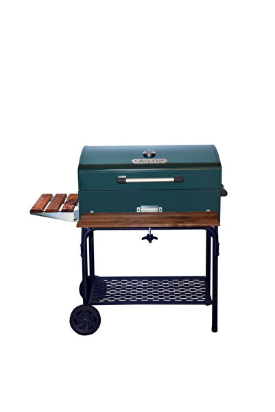 GRİMALDİ Emaye Barbekü Gc 75 Bbq Mangal orman yeşili