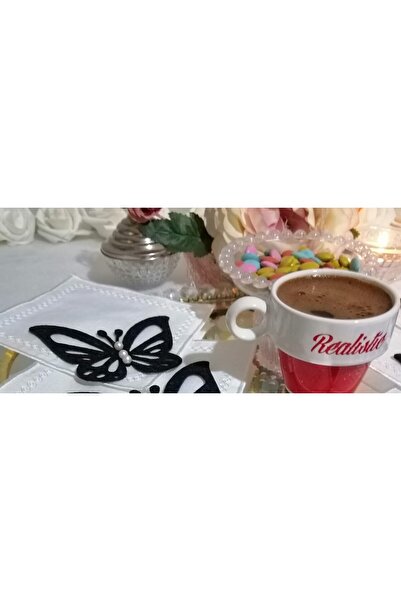 Lady Rio Kokteyl Peçetesi,nakışlı Peçete,kokteyl Sunum Peçetesi,tepsi Peçetes...