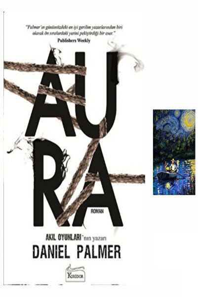 puslurotalar Aura - Daniel Palmer (Koleksiyon Kitap) + Mavi Gece Stiker