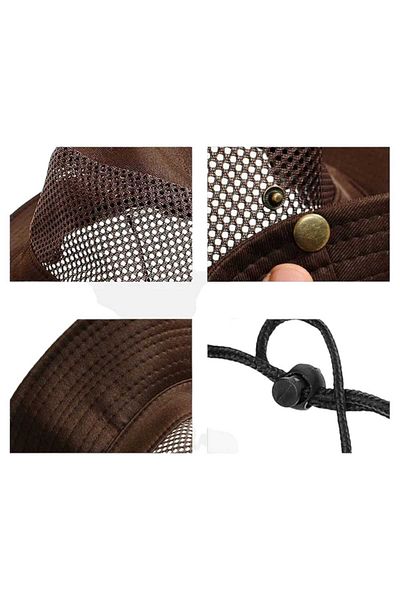 Trenderrs Unisex Non-Distortion Mesh Safari Hat