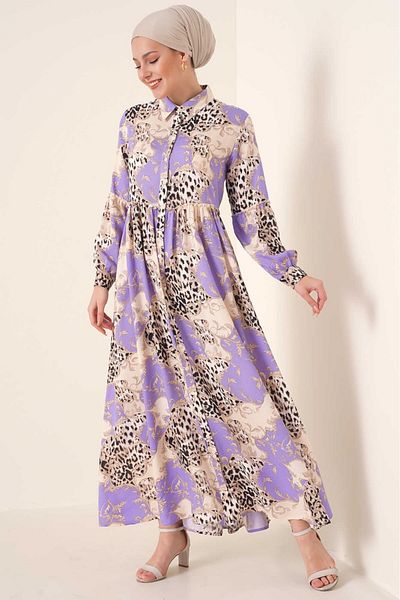 Zübeyde Sayın Φόρεμα Hijab Viscose Oversize